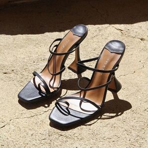 Tony Bianco Stellar Black Capretto Heels